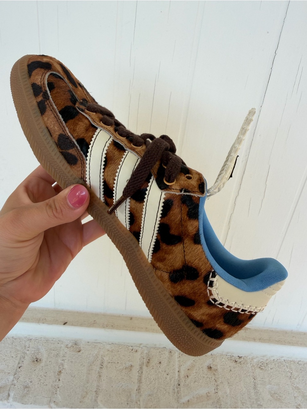 Wales Bonner x Adidas Samba Pony Leo - Picture 4 of 9